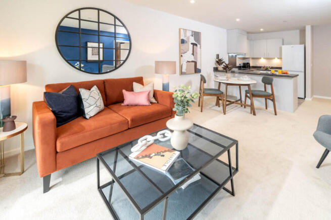 Typical living room (1 bedroom apartment)